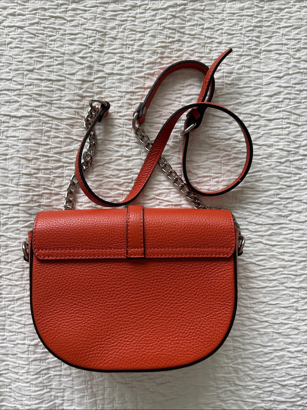 Sundance Women’s Leather Crossbody Bag in Orange - Picture 2 of 4